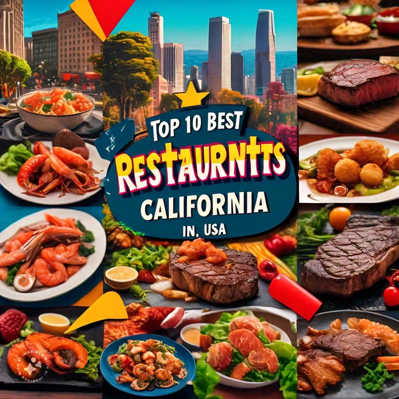 Top 10 best restaurants in California, USA